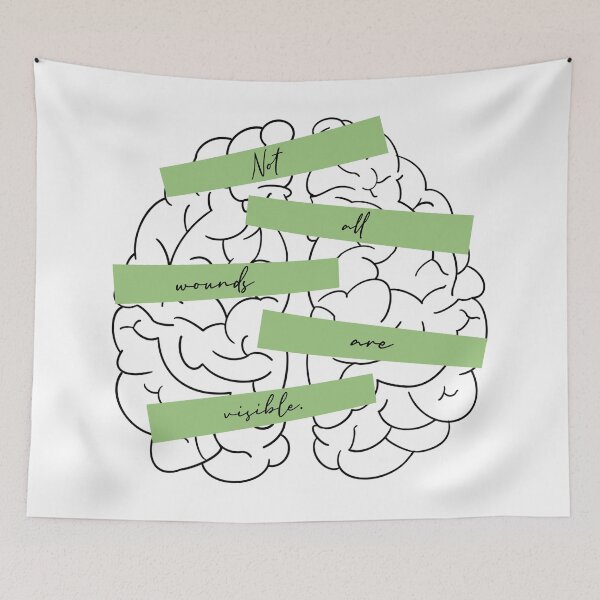Item preview, Not All Wounds Are Visible designed and sold by Elle  Hazlett.