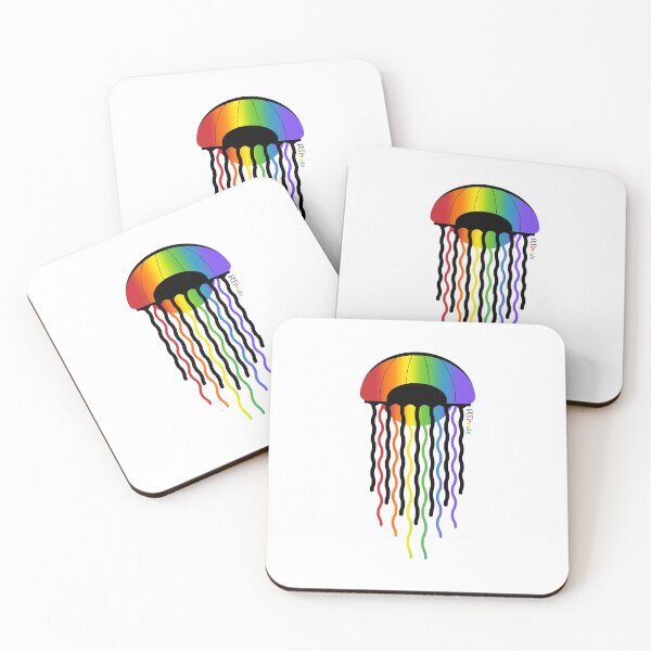 Item preview, Rainbow jellyfish designed and sold by RikkyTeesPride.