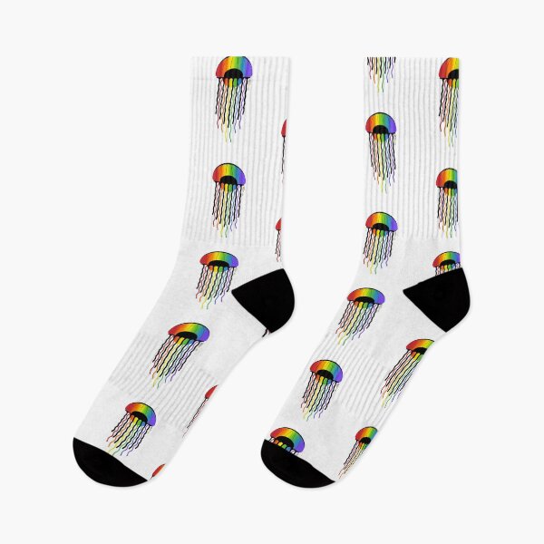 Item preview, Rainbow jellyfish designed and sold by RikkyTeesPride.