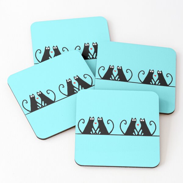 Item preview, Four kitties in love designed and sold by freedomrose.