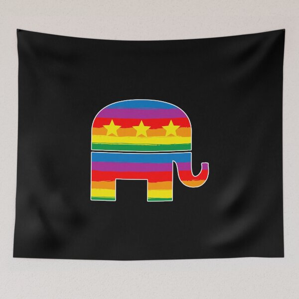 Item preview, Orgullo LGBTQ - Rainbow Elephant 3 Stars Gift designed and sold by TTFMerch.