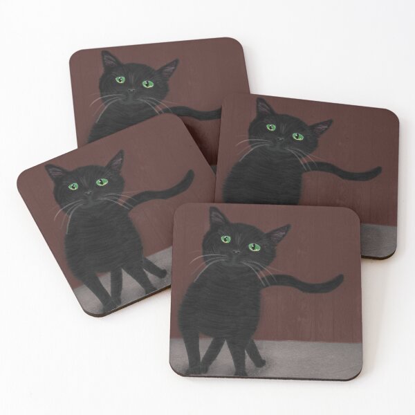 Item preview, Black cat loves you designed and sold by freedomrose.