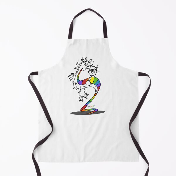 Item preview, Rainbow dragon drinking coffee designed and sold by RikkyTeesPride.
