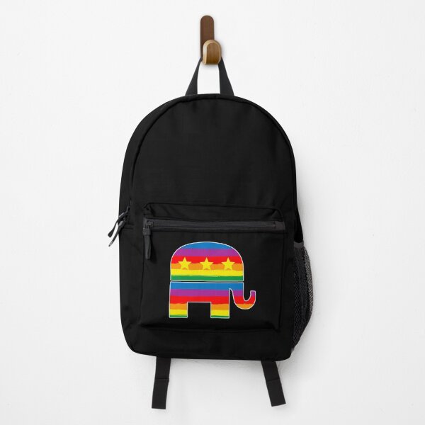 Vista previa del artículo con la obra «Orgullo LGBTQ - Rainbow Elephant 3 Stars Gift», diseñado y vendido por TTFMerch.
