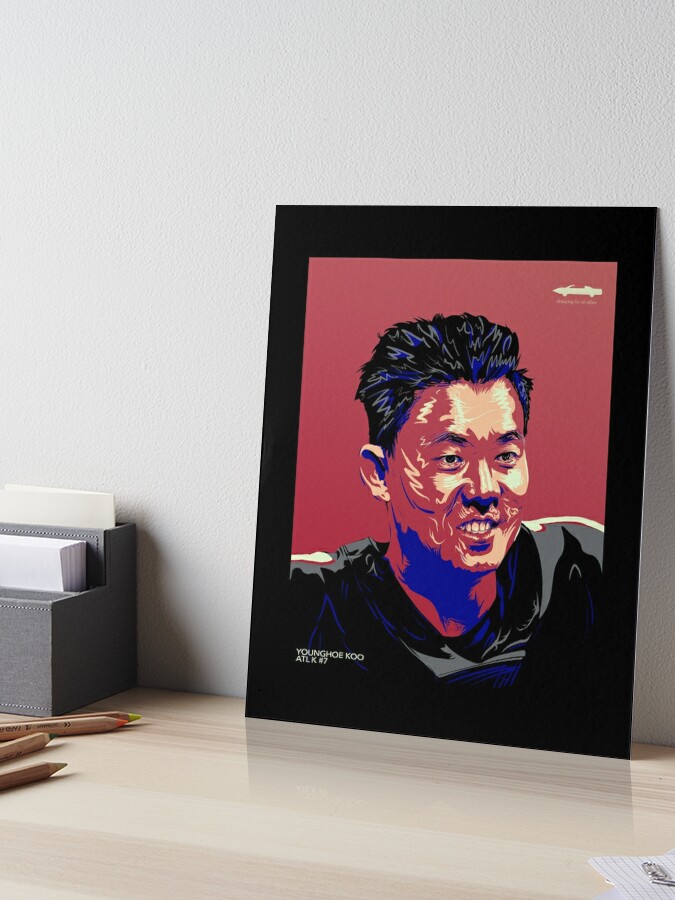 Younghoe Koo Falcons Kicker | Art Board Print