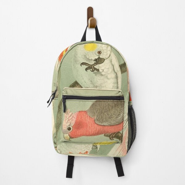 Item preview, Vintage Australian Pink Yellow and Red Birds, Parrots, Joyful Expression designed and sold by joyousEarth.