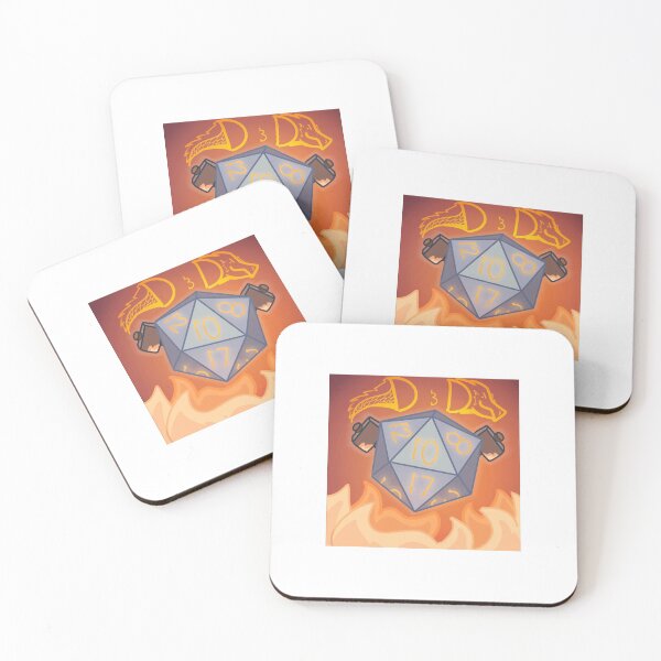 Item preview, D20 dungeons and dragons designed and sold by Nesslydoesart.