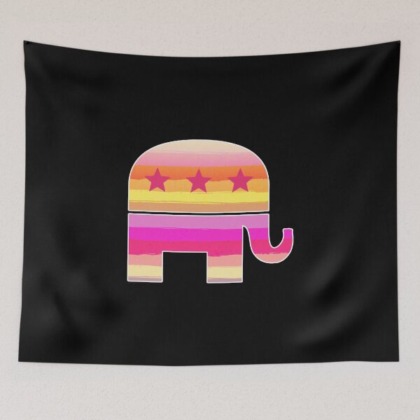 Item preview, Lindo elefante de 3 estrellas Orgullo gay LGBTQ Regalo designed and sold by TTFMerch.