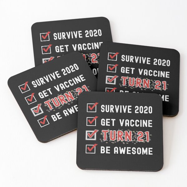 Item preview, Funny 21st Birthday - Vaccine Rollout Gift Idea for 2000 2021 designed and sold by Dorkification.
