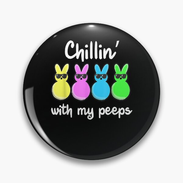 Item preview, Funny Chillin With My Peeps Boys Men Easter Bunny  designed and sold by christinero2.
