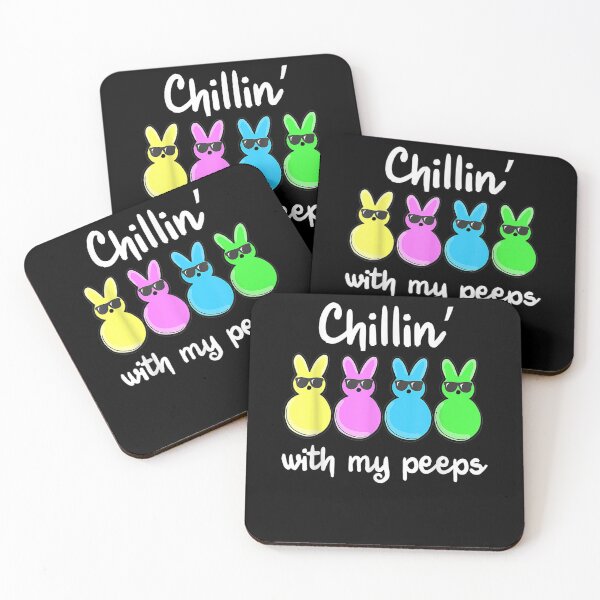 Item preview, Funny Chillin With My Peeps Boys Men Easter Bunny  designed and sold by christinero2.