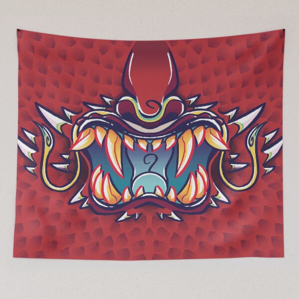 Item preview, The Dragon's Grin - Burnished Red designed and sold by artskls.