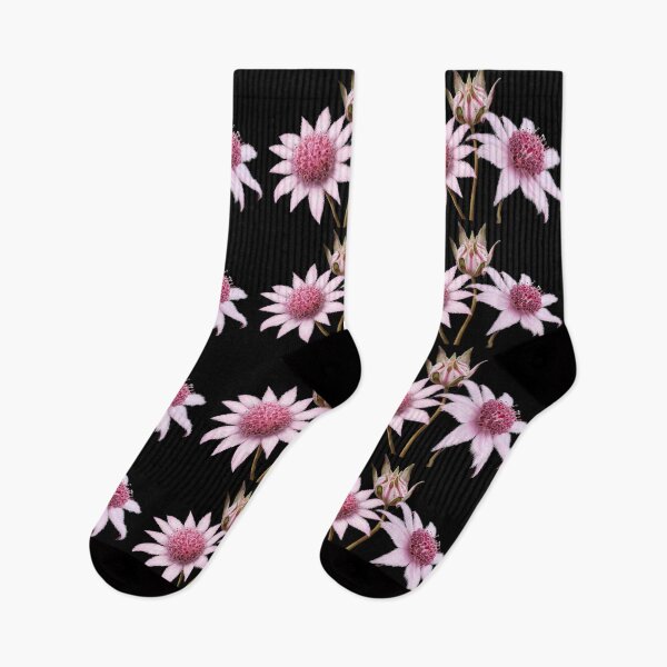 Item preview, Jaunty Pink Flannel Flowers designed and sold by Kestrelle.