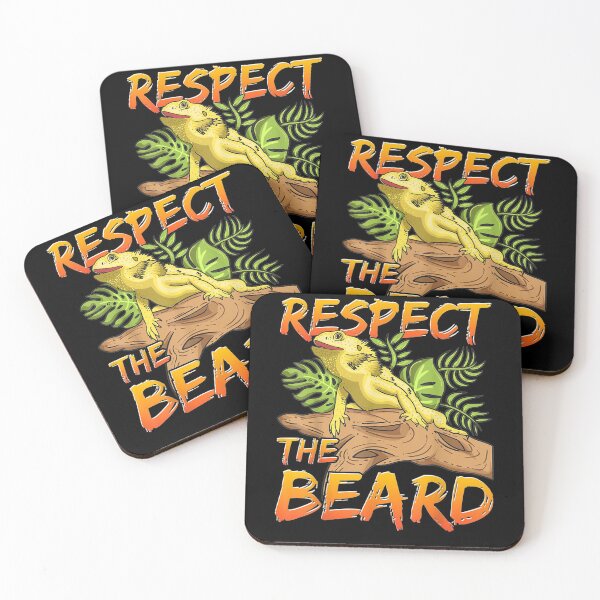 Item preview, Respect The Beard Bearded Dragon Design For Lizard Lovers  designed and sold by christinero2.