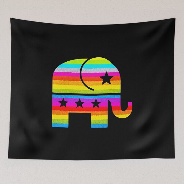 Item preview, LGBT Pride Gay Republican Elephant Gift designed and sold by TTFMerch.