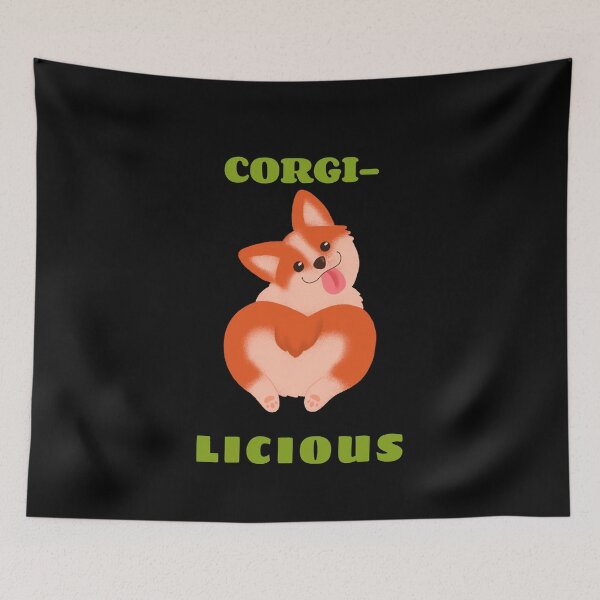Item preview, Corgi-Licious designed and sold by GreenEnvytt.