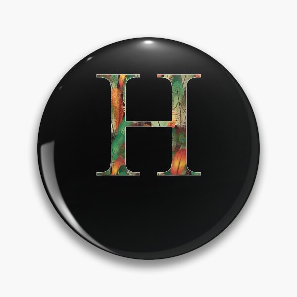 Item preview, Cool Letter H With Peacock Feathers  designed and sold by christinero2.