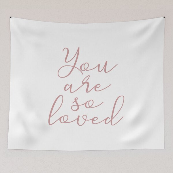 Item preview, You Are So Loved Rose Gold designed and sold by amazingjoy.
