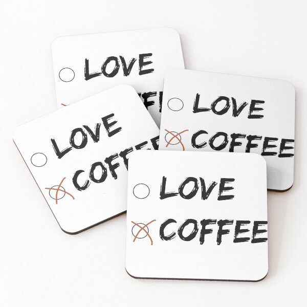 Item preview, FUNNY don't look for love look for coffee white GIFT  designed and sold by KiraSpace.