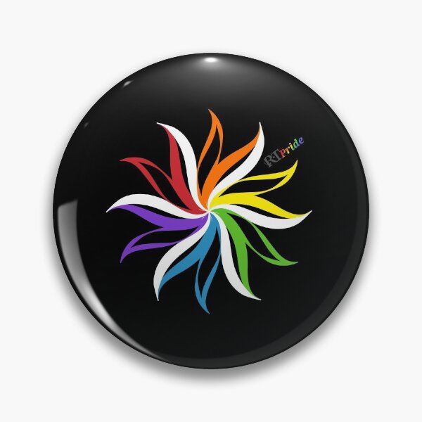 Item preview, Rainbow spiral design, white accent designed and sold by RikkyTeesPride.