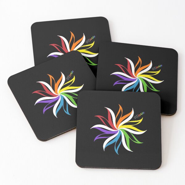 Item preview, Rainbow spiral design, white accent designed and sold by RikkyTeesPride.