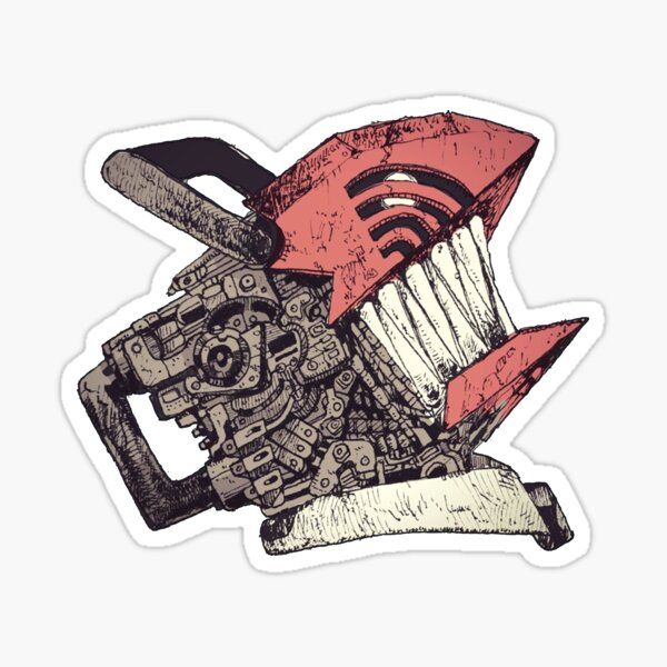 Denji Chainsaw Devil Sticker