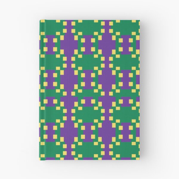 Item preview, Abstract Yellow Squared Dots Pattern on Purple designed and sold by Sendreka.