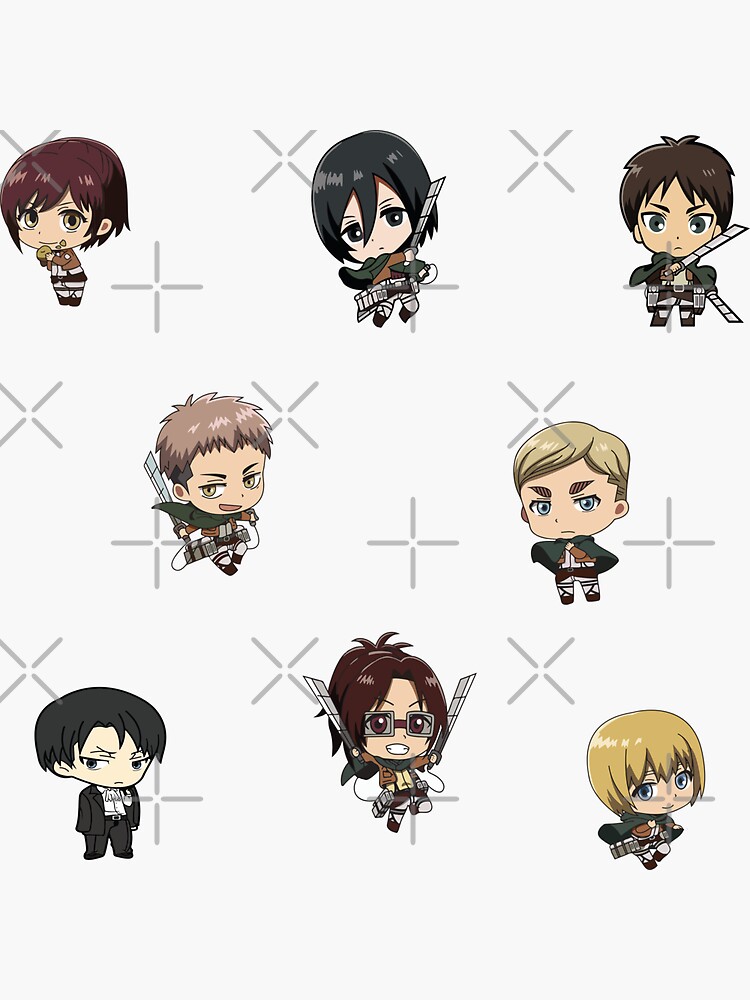 AOT STİCKER PACK Sticker AOT Characters sticker pack by lotfix