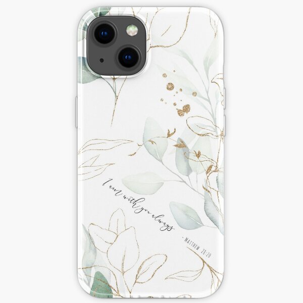 Je suis toujours avec toi Matthieu 28:20 Coque souple iPhone