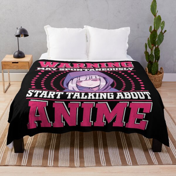 Item preview, Warning May Spontaneously Start Talking About Anime designed and sold by RedQuality.