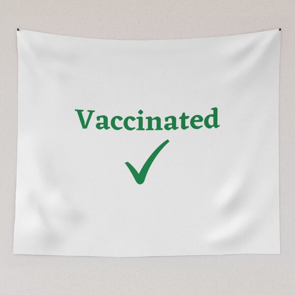 Item preview, VACCINATED CHECK designed and sold by Mywaymylife.