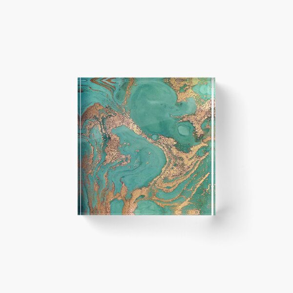 Item preview, Green and gold marble effect designed and sold by DotorEaon.