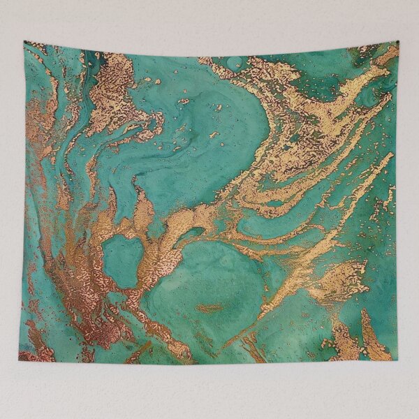 Item preview, Green and gold marble effect designed and sold by DotorEaon.