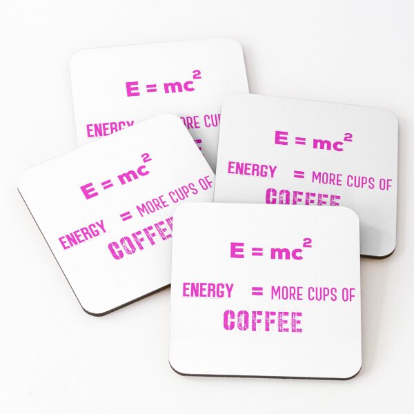 Item preview, E = mc2 Energy = More Cups Of Coffee !! designed and sold by UncleStuScience.