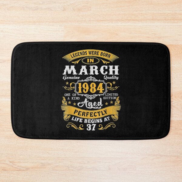 Item preview, Legends Were Born In March 1984 37th Birthday Gifts  designed and sold by christinero2.