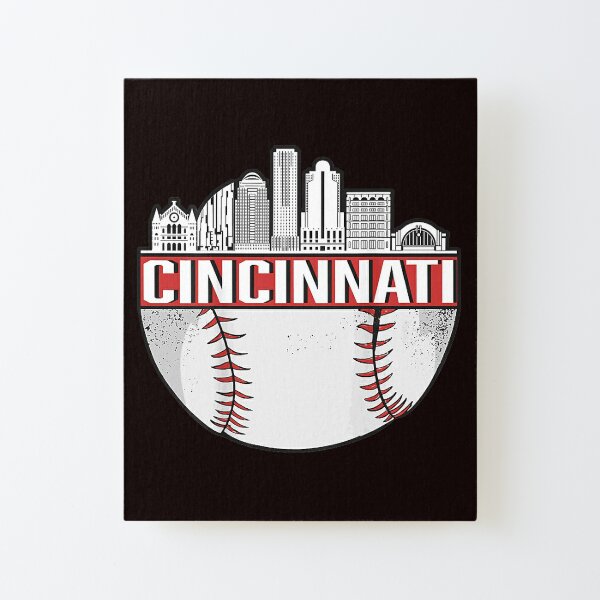 Cincinnati Baseball Skyline Cityscape Baseball Sticker for Sale by  NealseMajo