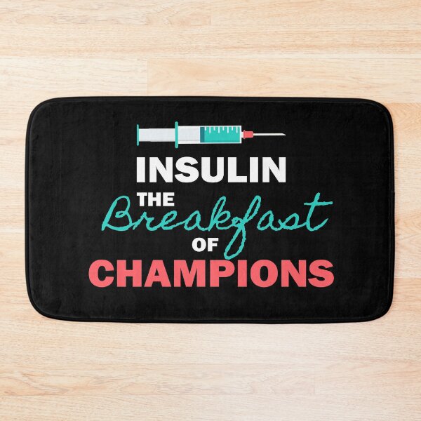 Item preview, Diabetes Awareness Diabetic Humor Diabetics Insulin Breakfast designed and sold by Essetino.