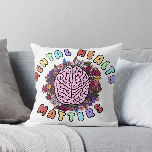 Item preview, Mental Health (Bright) Vinyl Sticker・Mental Health Stickers・Mental Health Art・Waterproof Stickers・Quote Stickers designed and sold by TrammelArt.