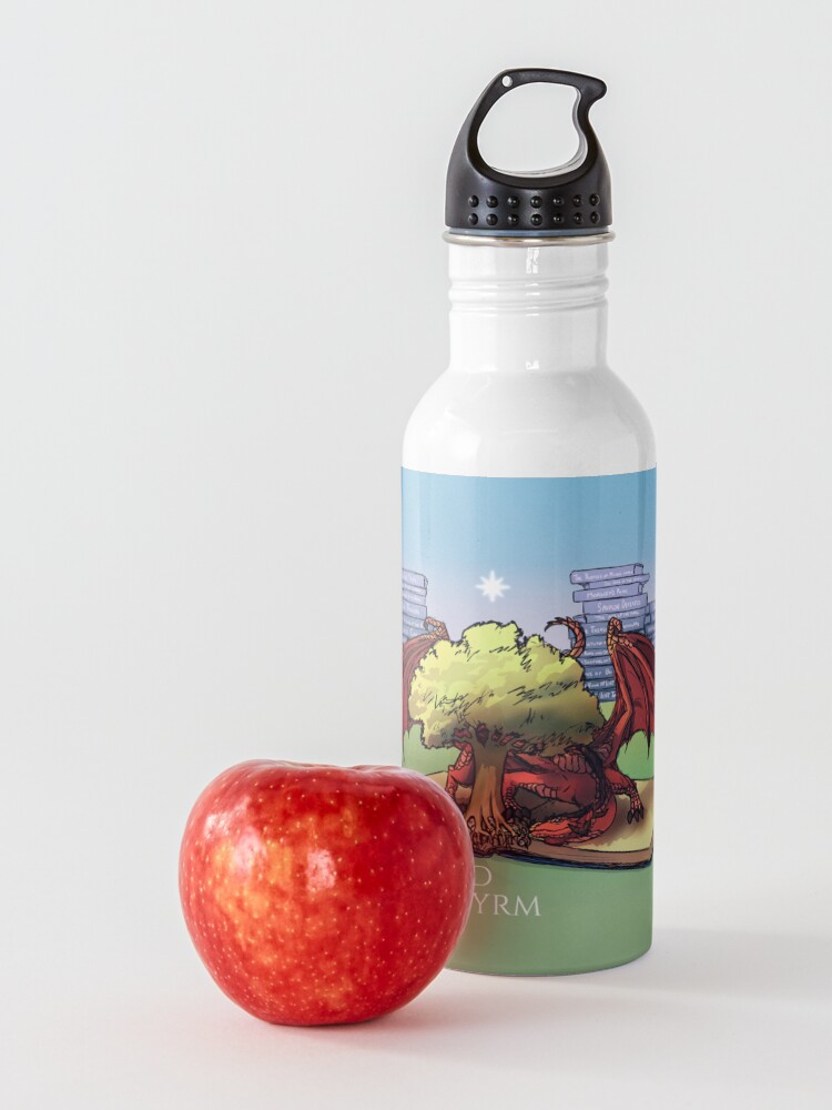 Alternate view of Mythgard Bookwyrm Water Bottle