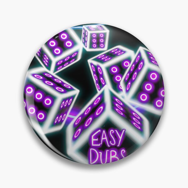 Artikelvorschau, Easy Dubs Logo Lila und Weiß entworfen und verkauft von EasyDubsClub.