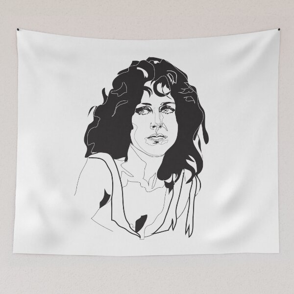 Item preview, Grace Slick Black and White designed and sold by Lizzy M.
