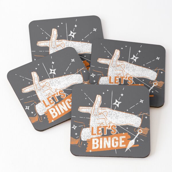 Item preview, Let's Binge Ninja Anime designed and sold by otakurastyle.