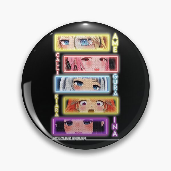 Item preview, Hololive English Neon Amelia, Calliope, Gura, Kiara, Ina'nis designed and sold by TonaPlancarte.