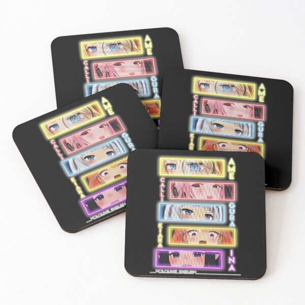 Item preview, Hololive English Neon Amelia, Calliope, Gura, Kiara, Ina'nis designed and sold by TonaPlancarte.