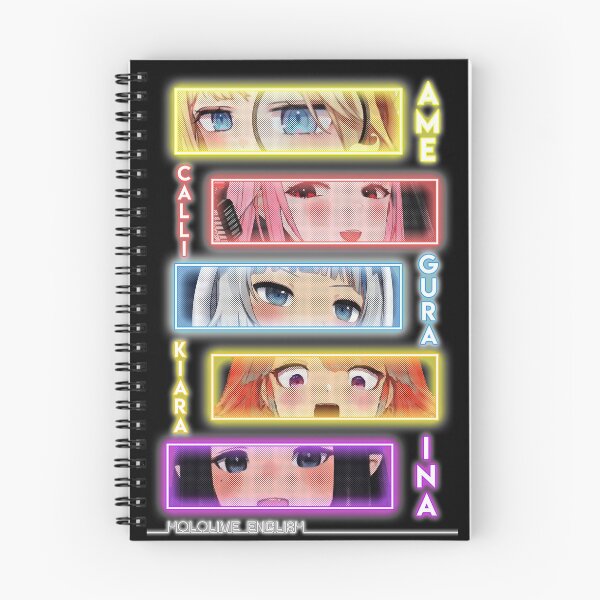 Item preview, Hololive English Neon Amelia, Calliope, Gura, Kiara, Ina'nis designed and sold by TonaPlancarte.