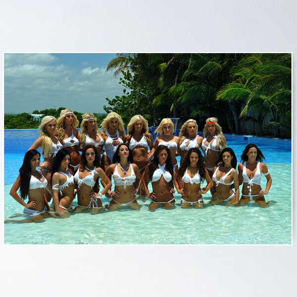 Item preview, 16 bikini models posing for White Tank Project - front view designed and sold by Anton Oparin.