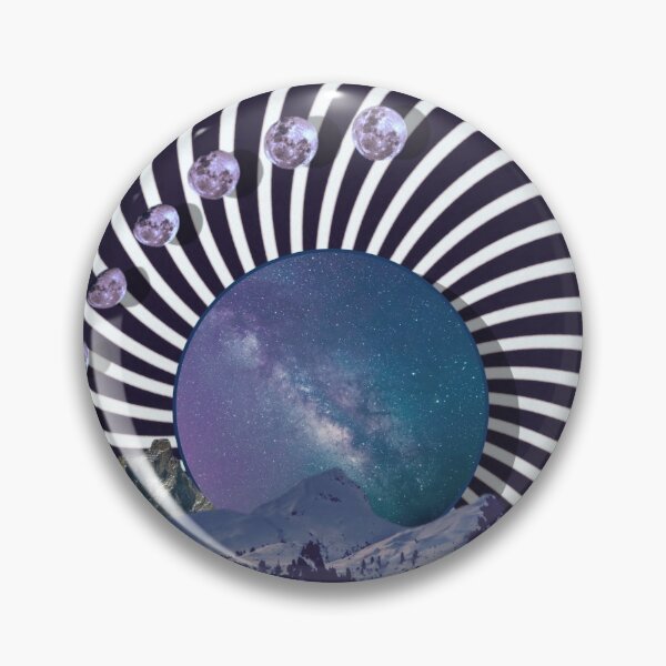 Item preview, Trippy Sunset Over Mountains designed and sold by artbymadiart.