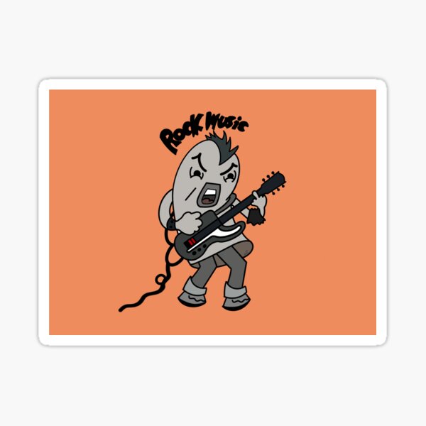 Rock music sticker Sticker