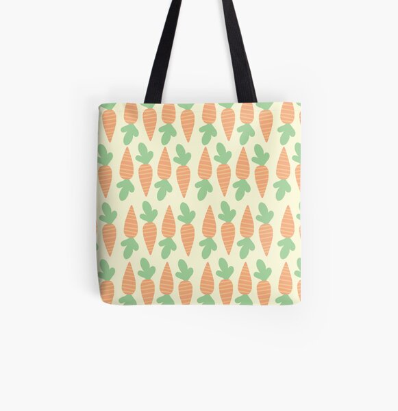 Cute Carrots All Over Print Tote Bag