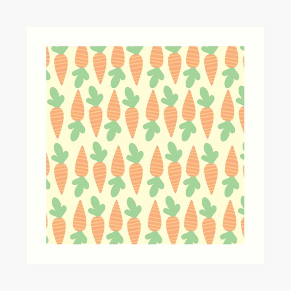 Cute Carrots Art Print